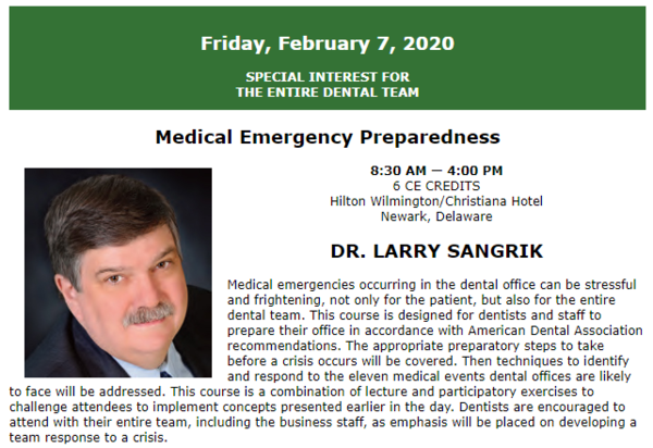 Medical Emergency Preparedness